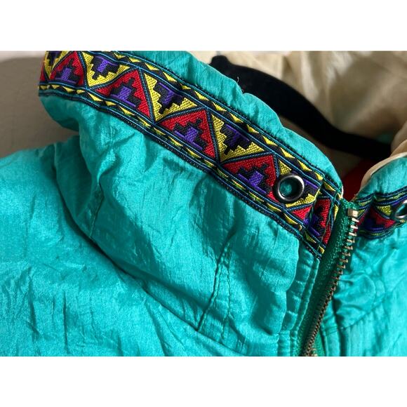 VINTAGE 80s 90s PA Originals Men's Large Retro Ski Jacket - Picture 5 of 10